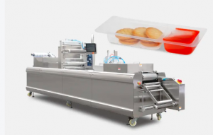 Keks-Tiefziehverpackungsmaschine mit Saucenfüllung
